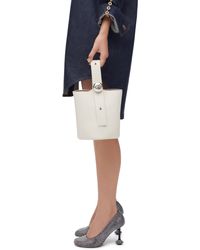 Loewe - Luxury Mini Pebble Bucket Bag In Soft Grained Calfskin - Lyst