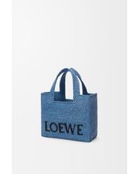 Loewe - Mini Font Tote - Lyst