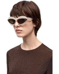 Loewe - Luxury Cateye Double Frame Sunglasses In Acetate And Metal - Lyst