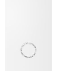 Loewe - Luxury Braided Ring In Sterling Silver For - Lyst