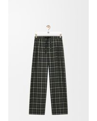 Loewe - Pantalón Con Cordón En Mezcla De Lanasize Hombre - Lyst