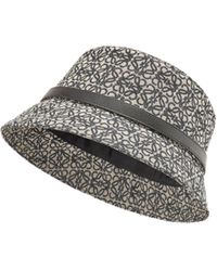 Loewe - Cotton Anagram Bucket Hat - Lyst