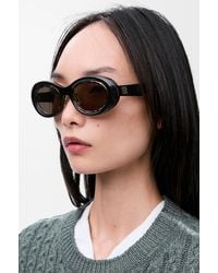 Loewe - Mini Anagram Oval Sunglasses For - Lyst