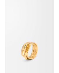 Loewe - Stacked Ring In Sterling Silver - Lyst