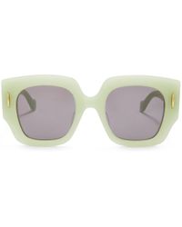 Loewe - Square Screen Sunglasses In Acetate - Lyst