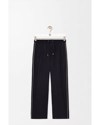 Loewe - Pantalón Con Cordón En Lanasize Hombre - Lyst