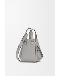 Loewe - Compact Sand-Colored Hammock Handbag With Anagram Embossing - Lyst
