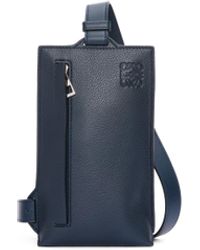 Loewe - Luxury Vertical T Pocket In Soft Grained Calfskin For - Lyst