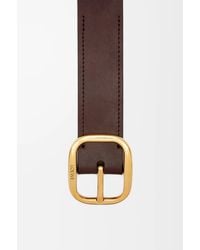 Loewe - Luxury Rounded Soft Belt In Classic Calfskin - Lyst