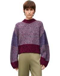 Loewe - Wool-blend Marl Sweater - Lyst