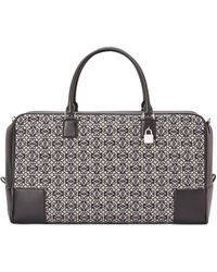 Loewe - Luxury Amazona 44 Bag In Anagram Jacquard And Calfskin - Lyst