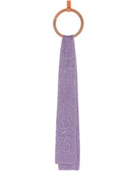 Loewe - Anagram-embroidered Mohair-blend Scarf - Lyst
