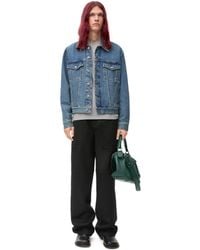 Loewe - Luxury Anagram Jacket In Denim - Lyst