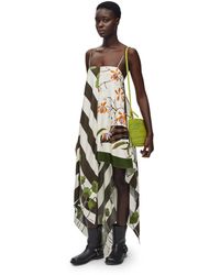 Loewe - Luxury Asymmetric Dress In Silk - Lyst