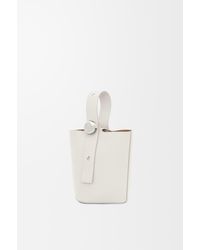 Loewe - Mini Leather Pebble Bucket Bag - Lyst