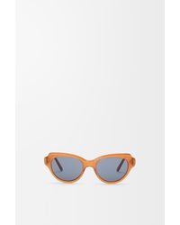 Loewe - Swan Slim Sunglasses For - Lyst