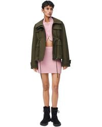 Loewe - Luxury Short Parka In Cotton - Lyst