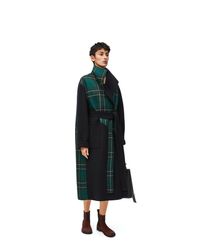 Loewe - Luxury Belted Coat In Wool Blend For - Lyst