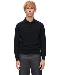 Loewe - Luxury Polo Sweater In Cashmere - Lyst
