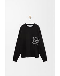 Loewe - Anagram Pocket Sweater - Lyst