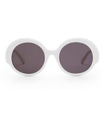 Loewe - Luxury Round Slim Sunglasses - Lyst