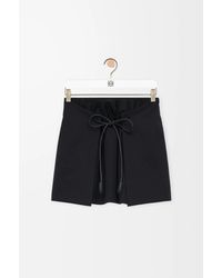 Loewe - Minifalda En Algodón Y Seda Mujer - Lyst