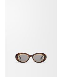 Loewe - Mini Anagram Oval Sunglasses For - Lyst