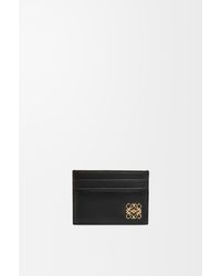 Loewe - Puffer Anagram Plain Cardholder In Shiny Nappa Calfskin - Lyst