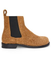 Loewe - Campo Chelsea Boot In Brushed Suede - Lyst