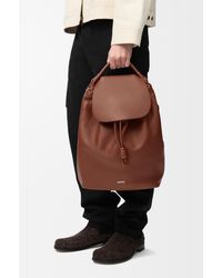 Loewe - Luxury Flamenco Backpack In Shiny Supple Calfskin - Lyst