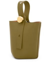 Loewe - Luxury Mini Pebble Bucket Bag In Mellow Calfskin - Lyst