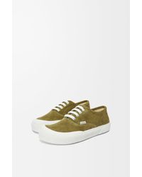 Loewe - Luxury Terra Vulca Lace-up Sneaker In Suede - Lyst