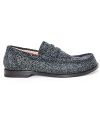 Loewe - Luxury Campo Loafer In Brushed Suede For - Lyst