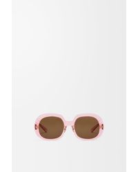Loewe - Mini Anagram Steps Square Sunglasses For - Lyst