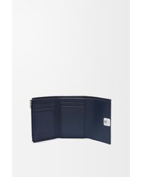 Loewe - Puffer Anagram Small Vertical Wallet In Shiny Nappa Calfskin - Lyst