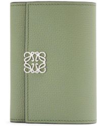 Loewe - Small Leather Anagram Vertical Wallet - Lyst