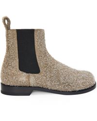 Loewe - Campo Chelsea Boot In Brushed Suede - Lyst