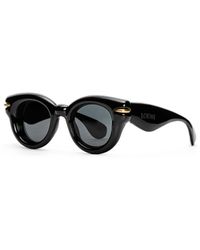 Loewe - Inflated Round Sunglasses In Nylon - Lyst