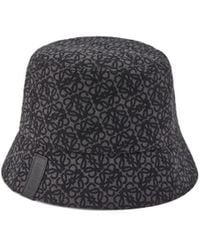 Loewe - Reversible Anagram Jacquard Bucket Hat - Lyst