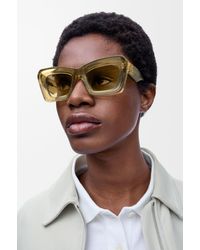 Loewe - Beveled Cateye Sunglasses For - Lyst