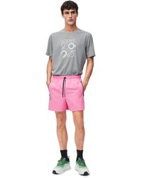 Loewe - Luxury Shorts In Technical Shell - Lyst