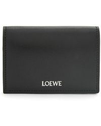 Loewe - Luxury Slim Bifold Cardholder In Shiny Nappa Calfskin For - Lyst