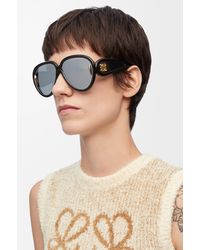 Loewe - Pilot Mask Sunglasses - Lyst