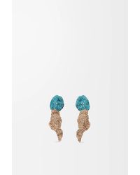Loewe - Pendientes Glitter Fragment En Plata De Ley Y Cristales Mujer - Lyst