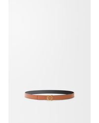 Loewe - Anagram Reversible Leather Belt - Lyst