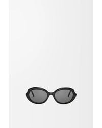 Loewe - Luxury Mini Oval Slim Sunglasses - Lyst