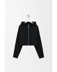 Loewe - Sudadera Anagram En Lana Con Capucha Y Cremallera Mujer - Lyst