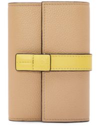 Loewe - Small Vertical Wallet In Soft Grained Calfskin - Lyst