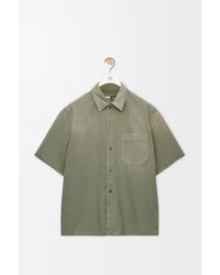 Loewe - Camisa De Manga Corta Anagram En Algodónsize Hombre - Lyst