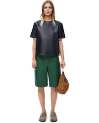 Loewe - Luxury Shorts In Nappa For - Lyst